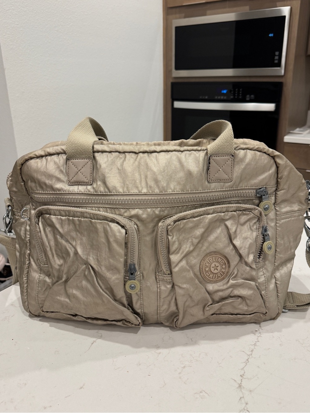 Kipling Cyrene Front Pocket Satchel